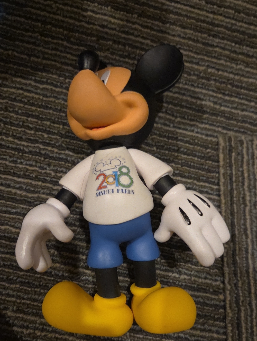 Disney Mickey Mouse Figure in White, Blue, Yellow and Black 2018 Disney Falls